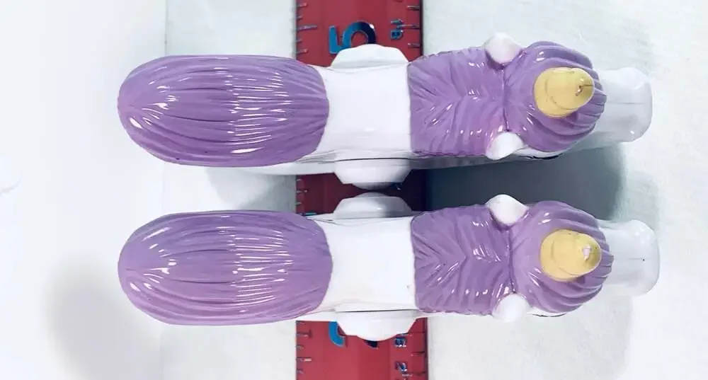 Unicorn Clips two purple and white